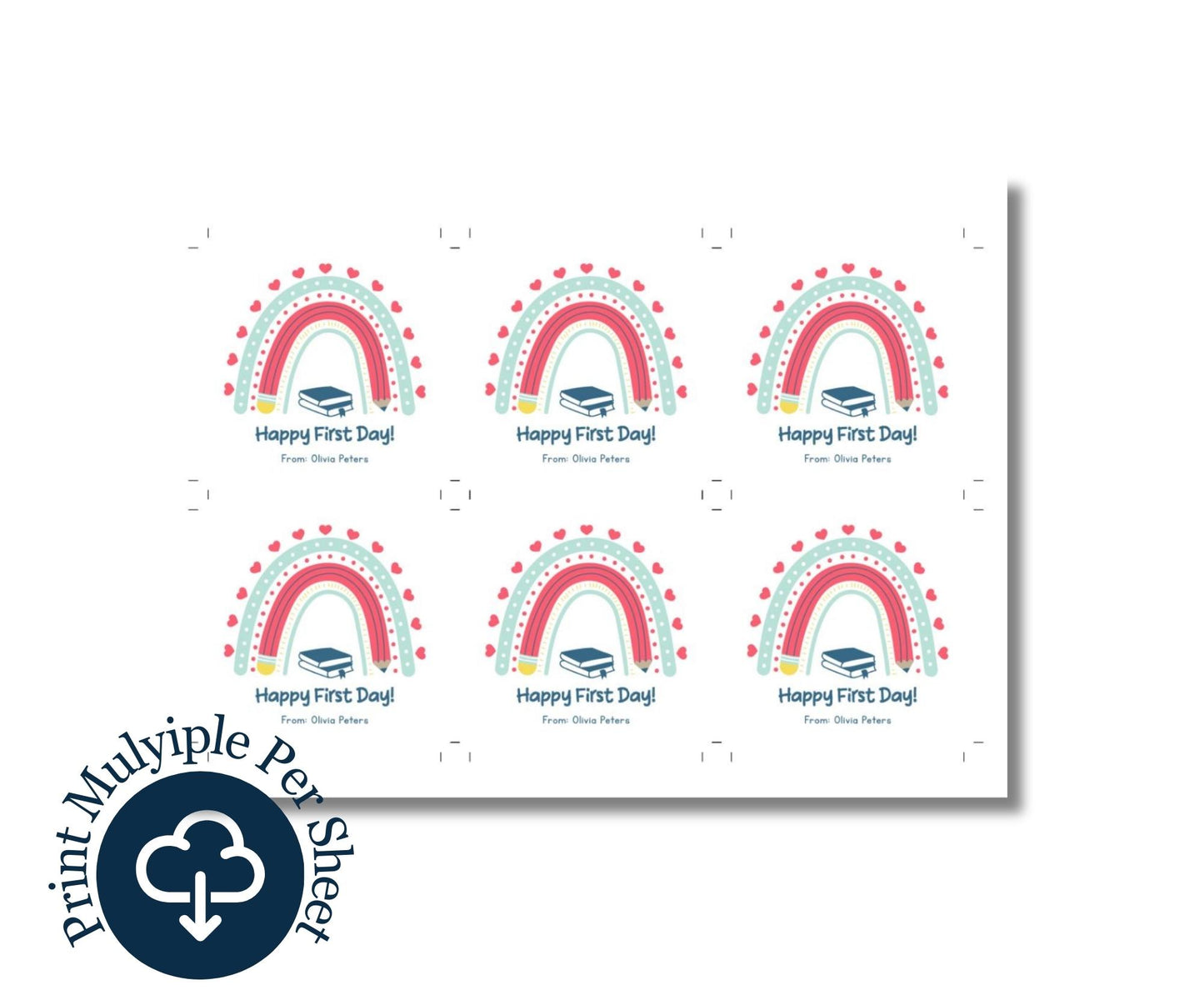 Teacher Gift Tag - Digital Doc Inc