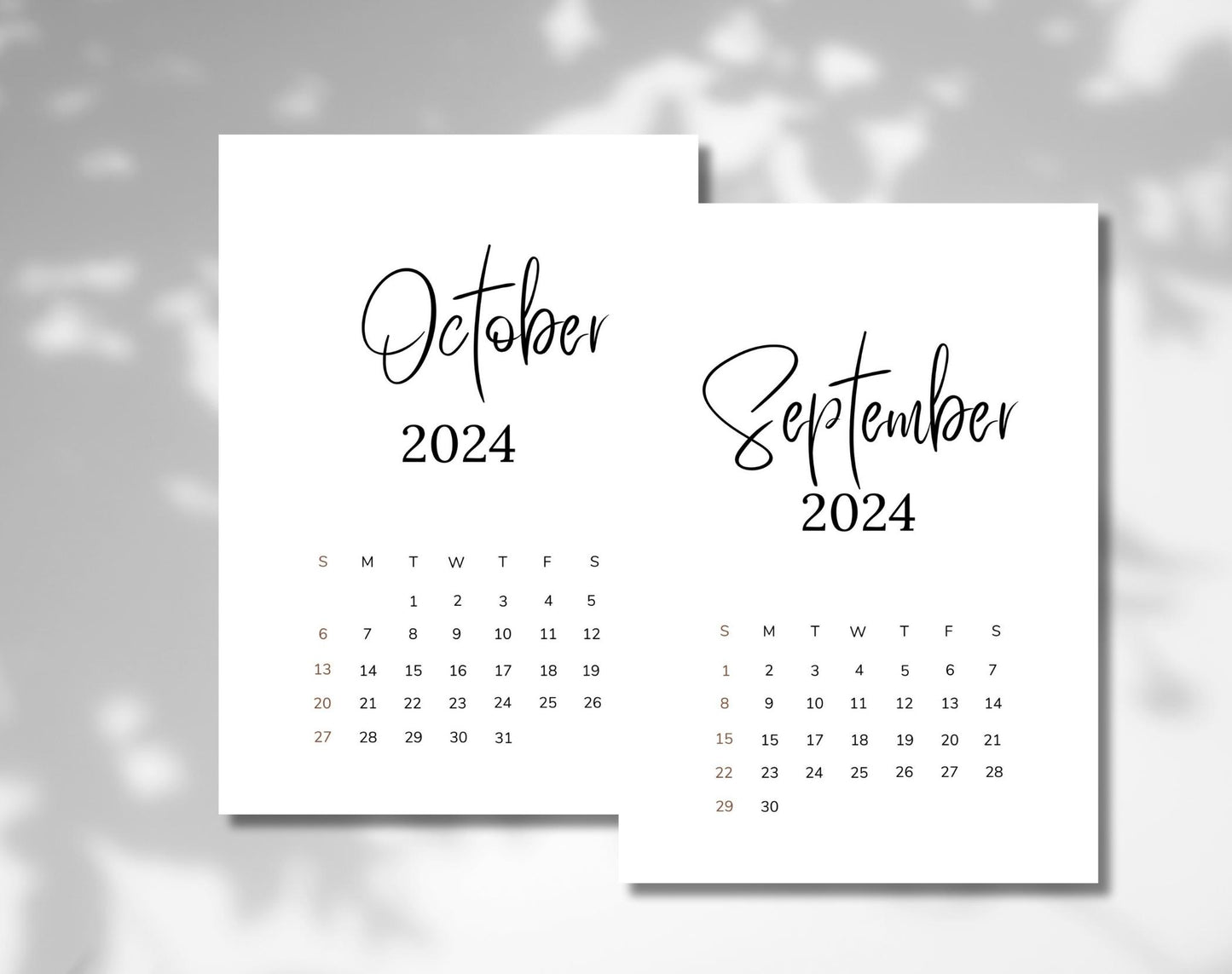 2024 Calendar Printable