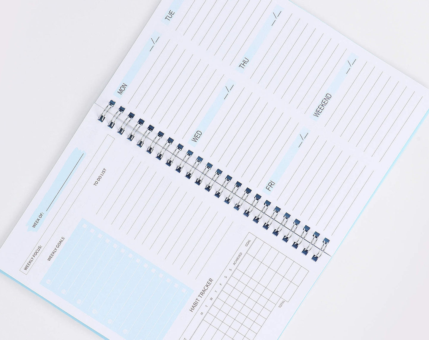 Weekly Goals Planner Notebook To Do List Habit Tracker Journal