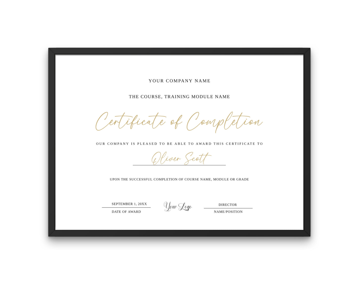 Award Certificate Design - Digital Doc Inc