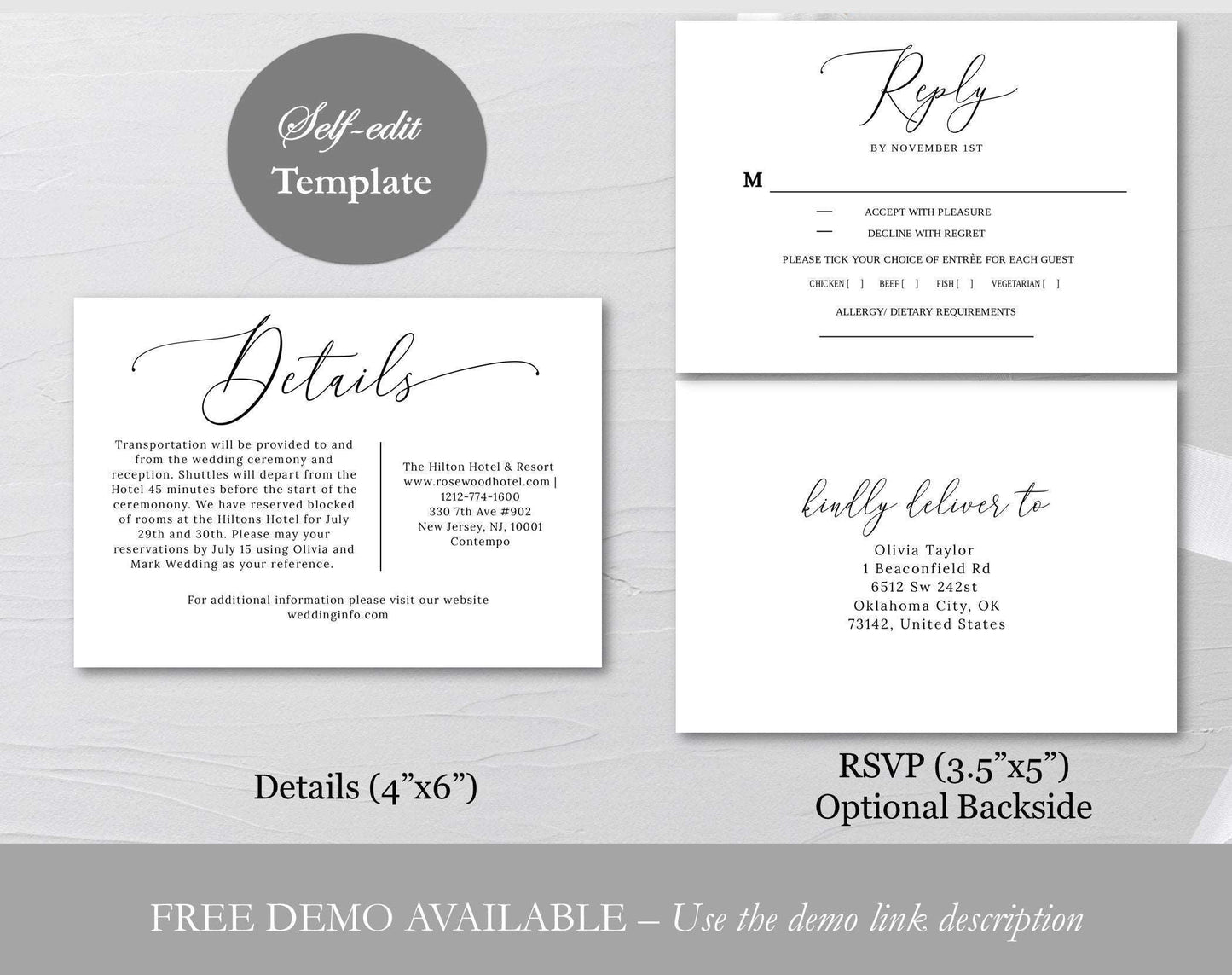Nothing Fancy Just Love Wedding Invitation - Digital Doc Inc
