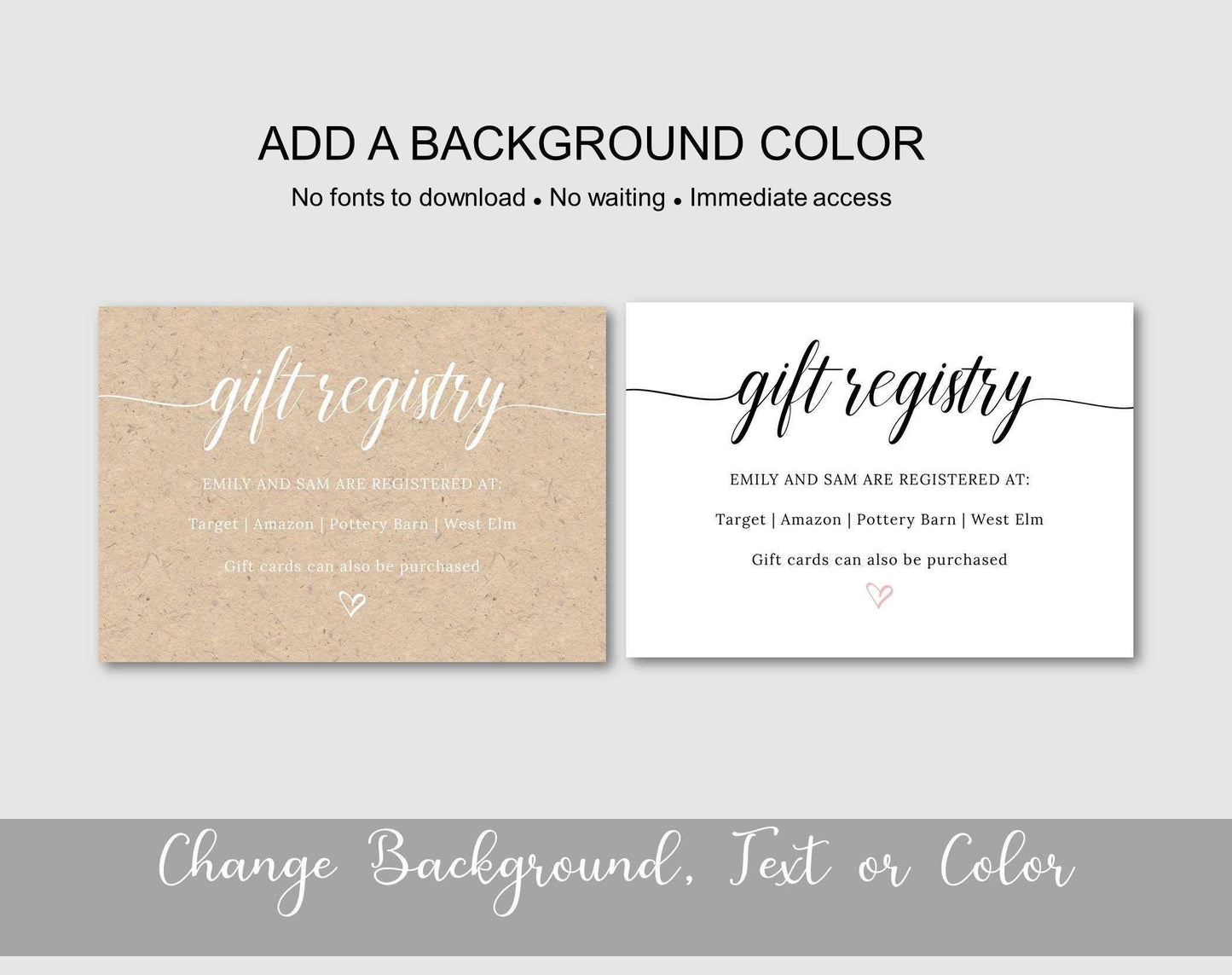 Registry Card Template - Digital Doc Inc