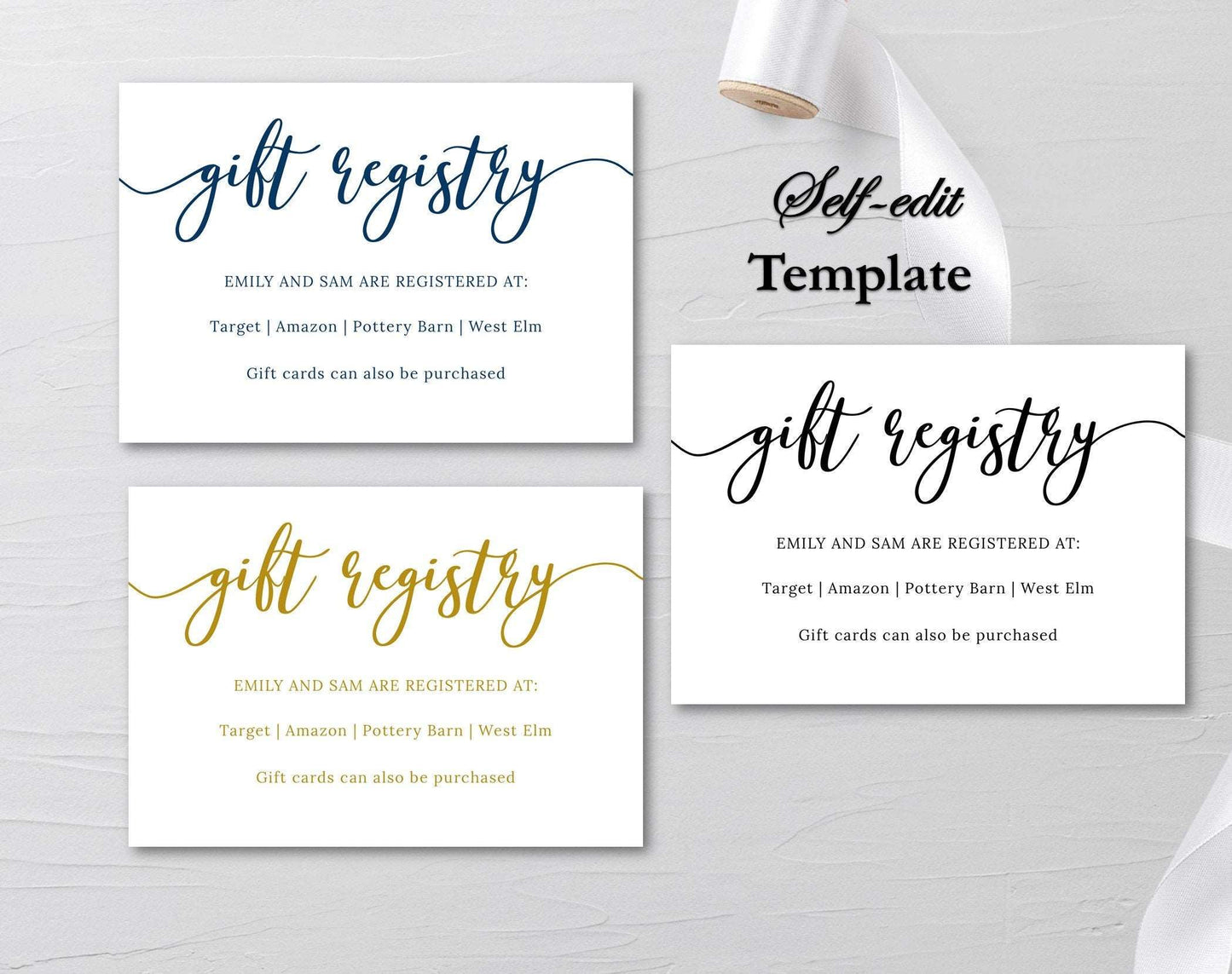 Registry Card Template - Digital Doc Inc