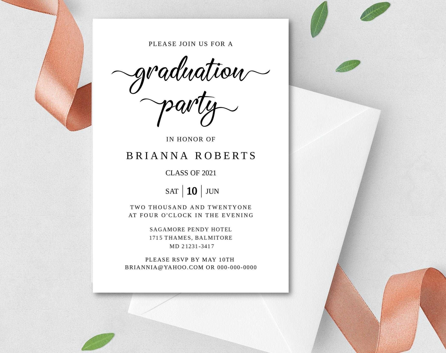 Sweet 16 Birthday Invitation Template - Digital Doc Inc