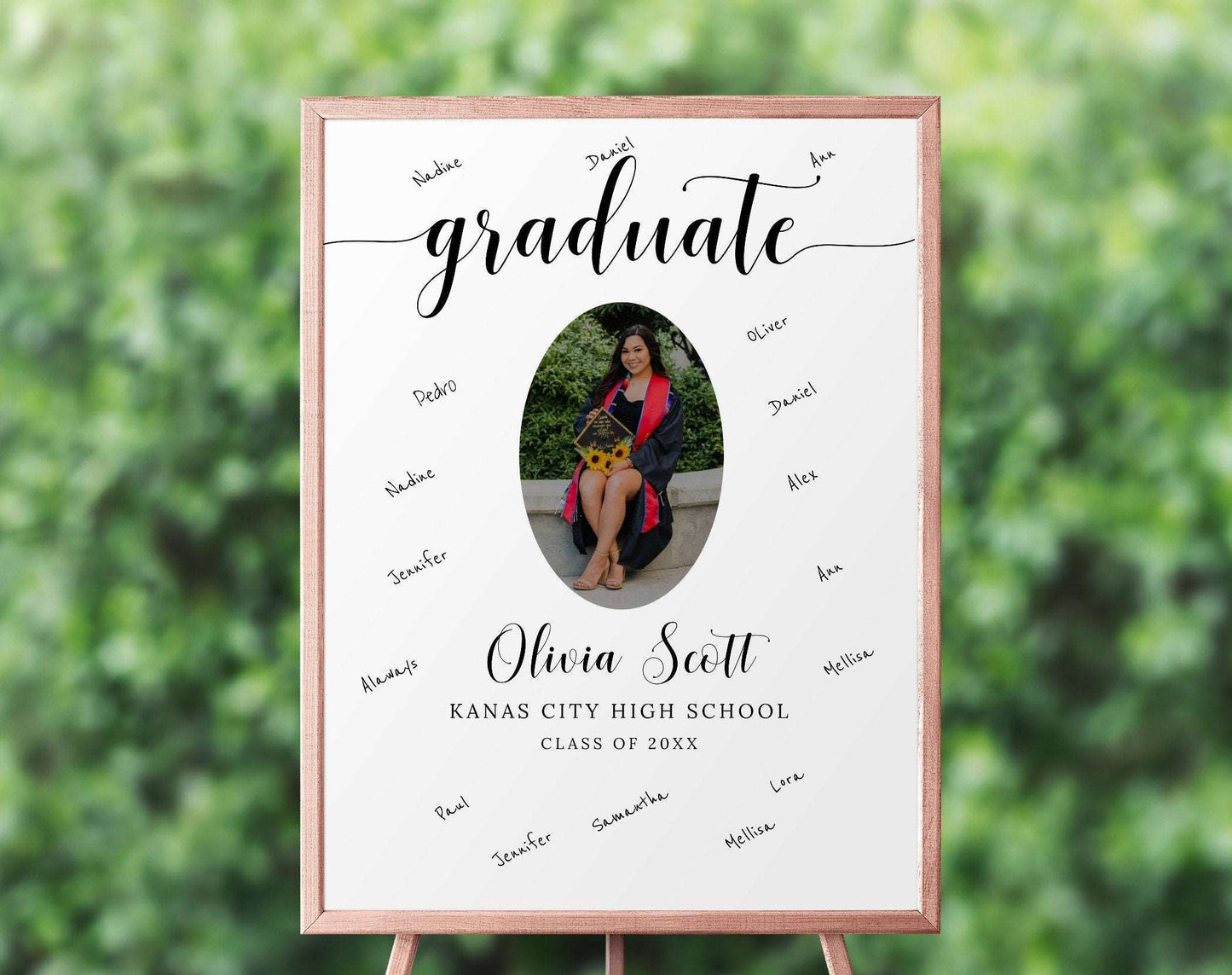 Graduation Signature Board Template - Digital Doc Inc