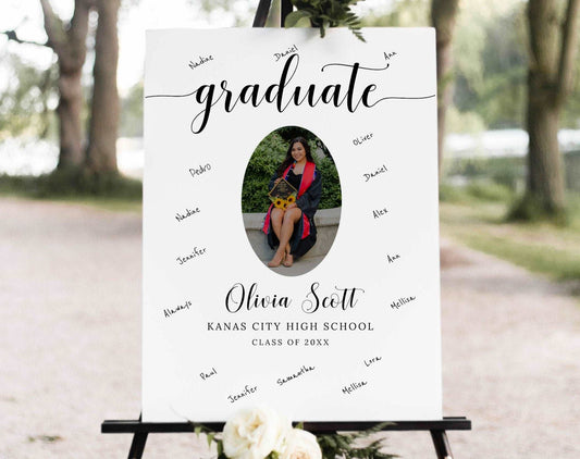 Graduation Signature Board Template - Digital Doc Inc