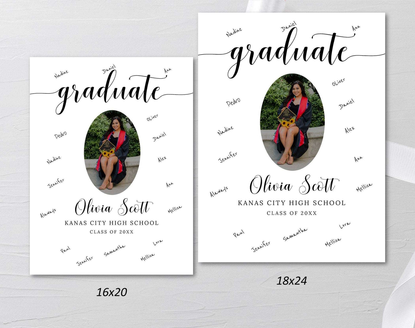 Graduation Signature Board Template - Digital Doc Inc
