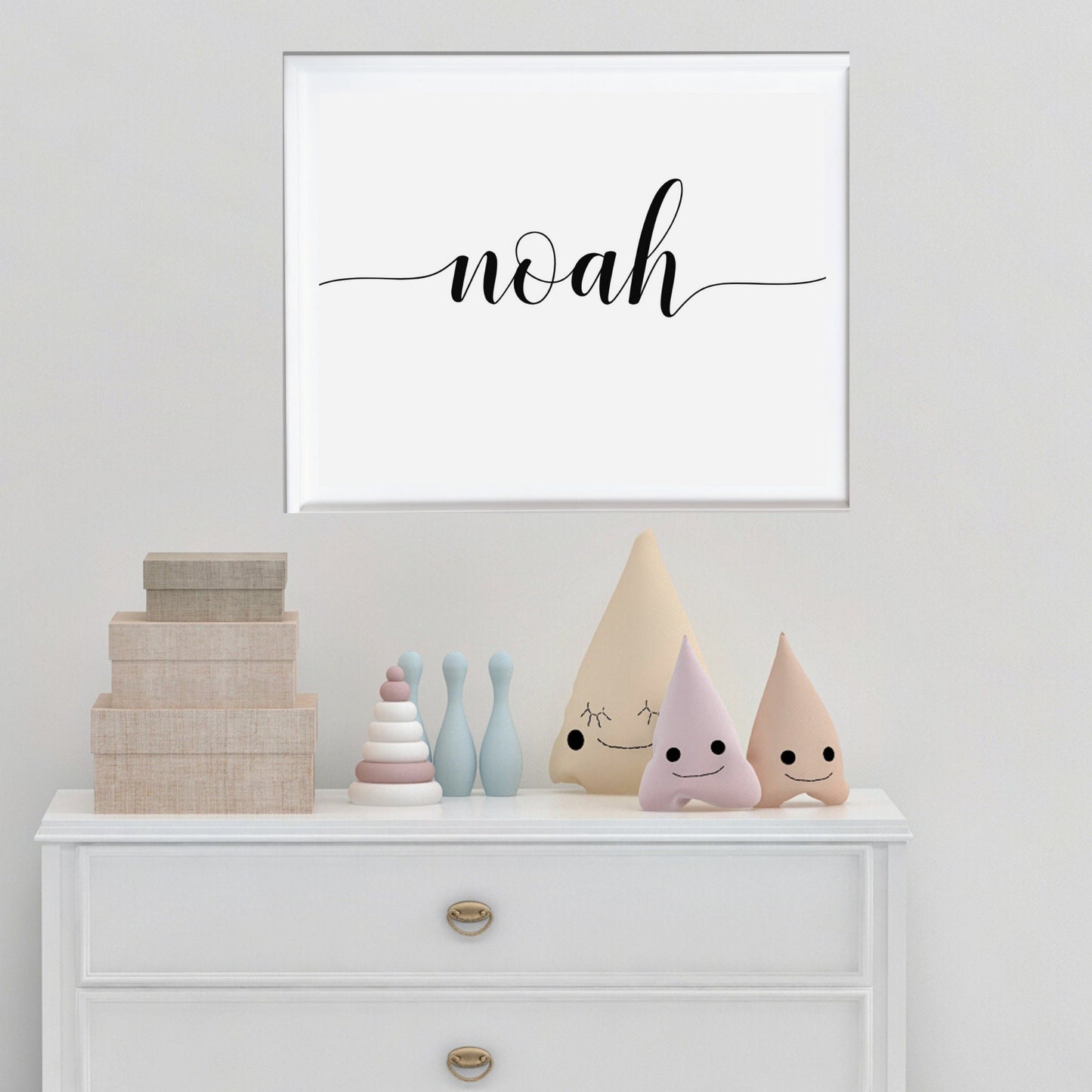 Baby Nursery Name Sign Decor