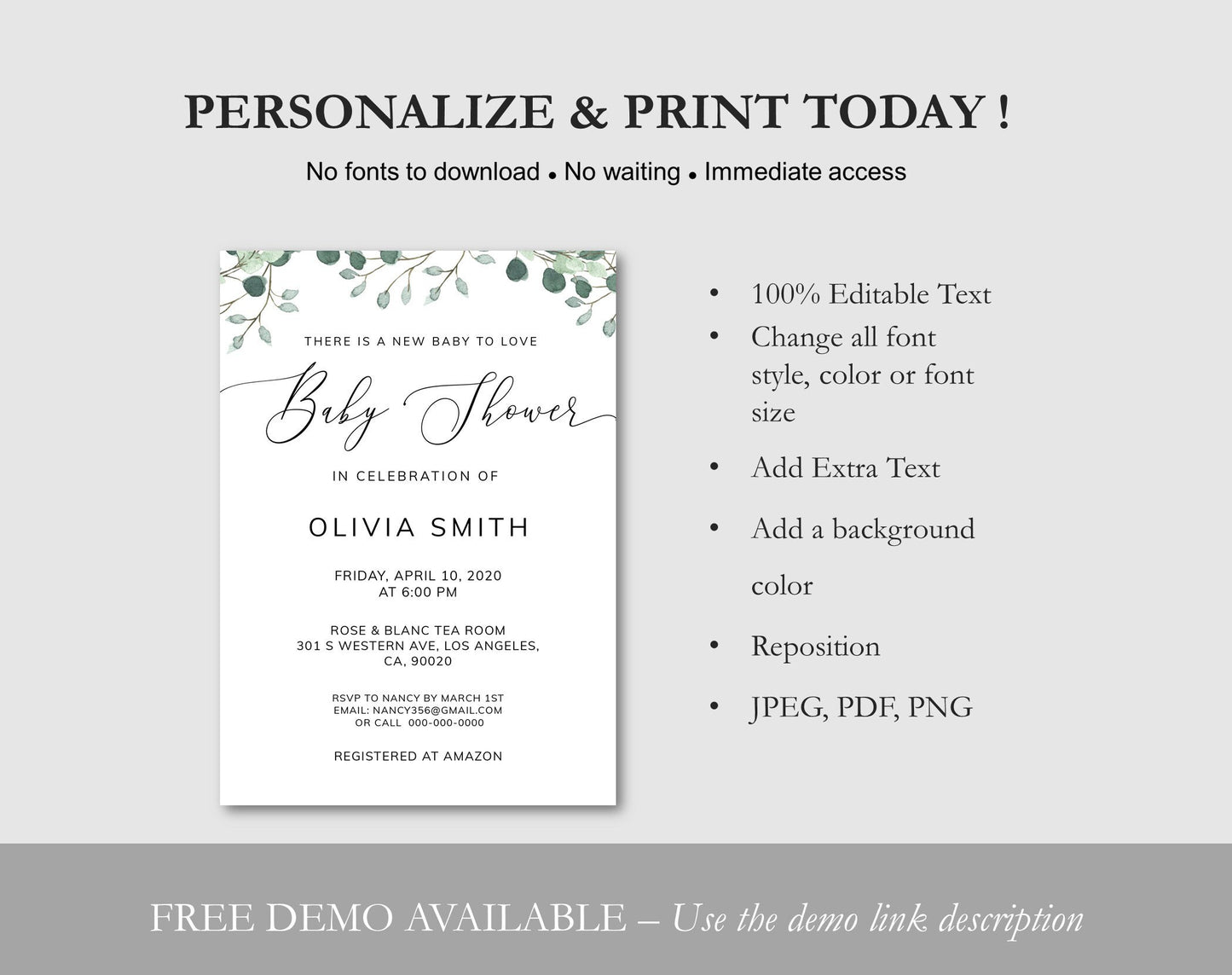 Baby Shower Invitation
