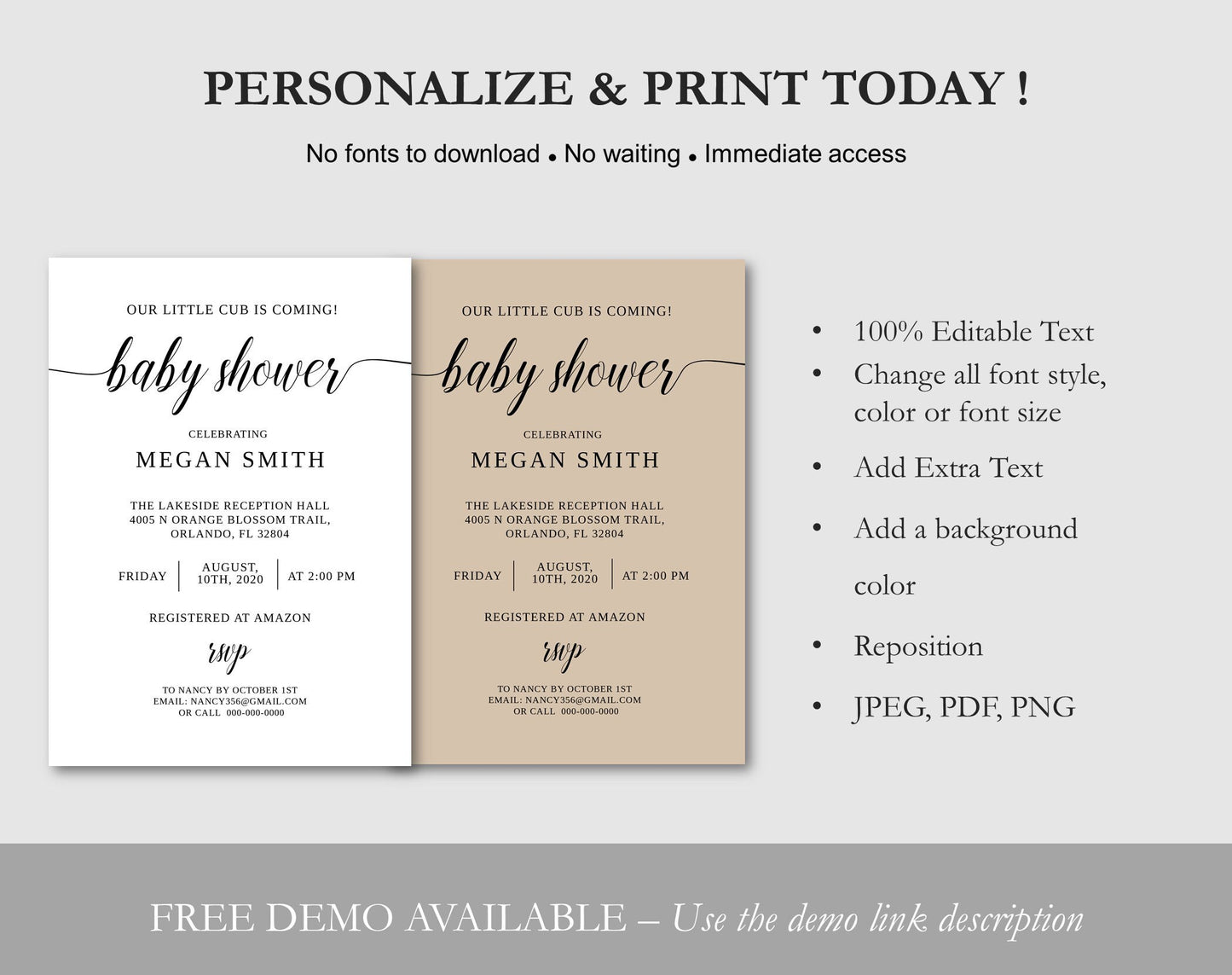 Baby Shower Invitation