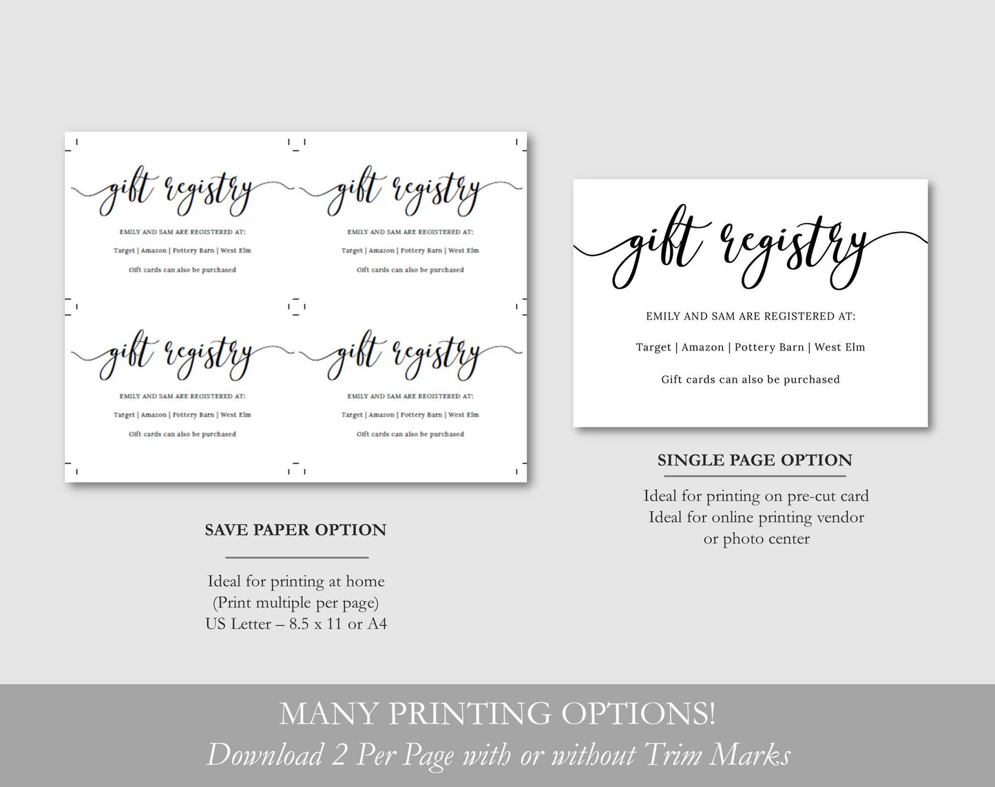 Registry Card Template - Digital Doc Inc