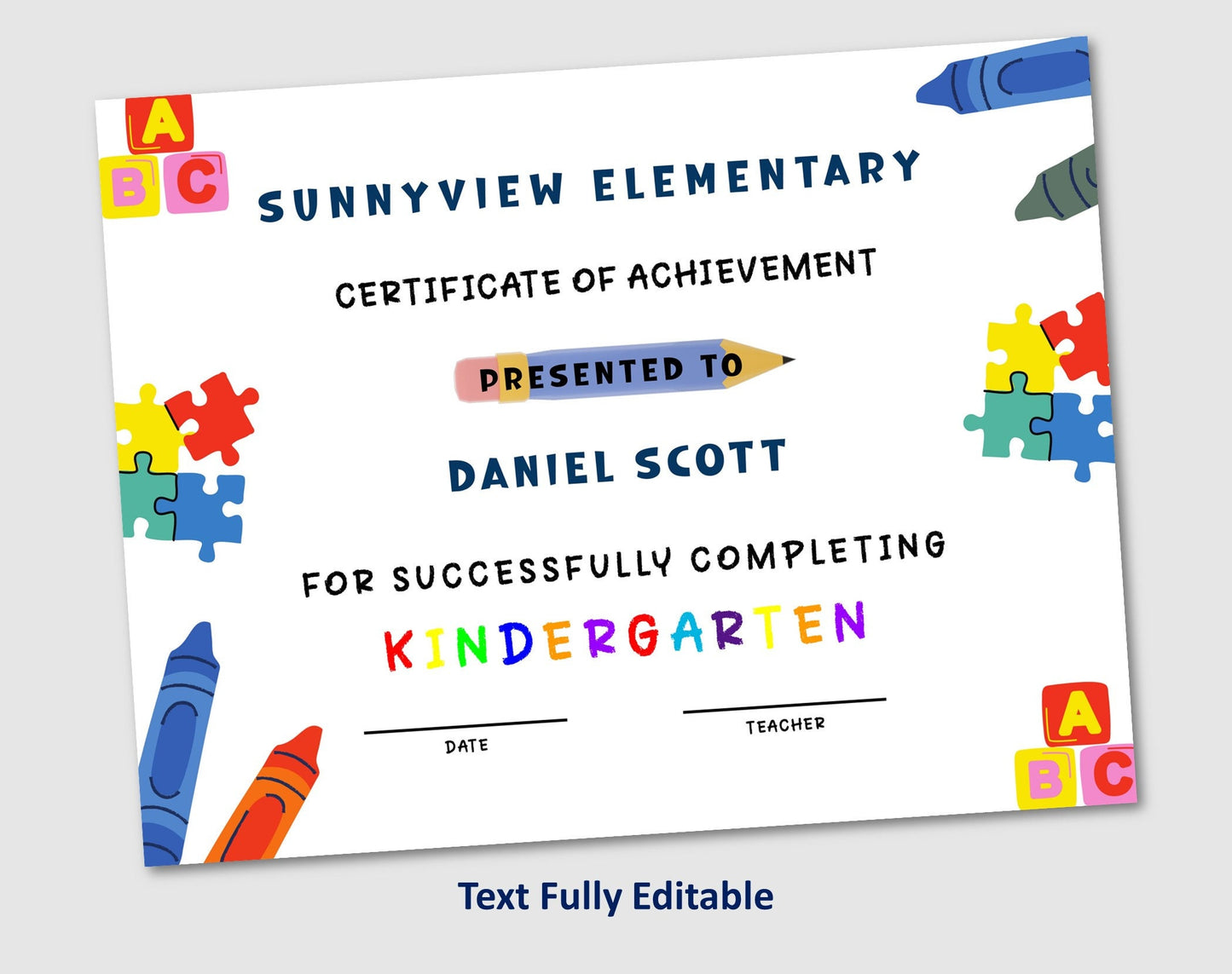 Graduation Diploma Template