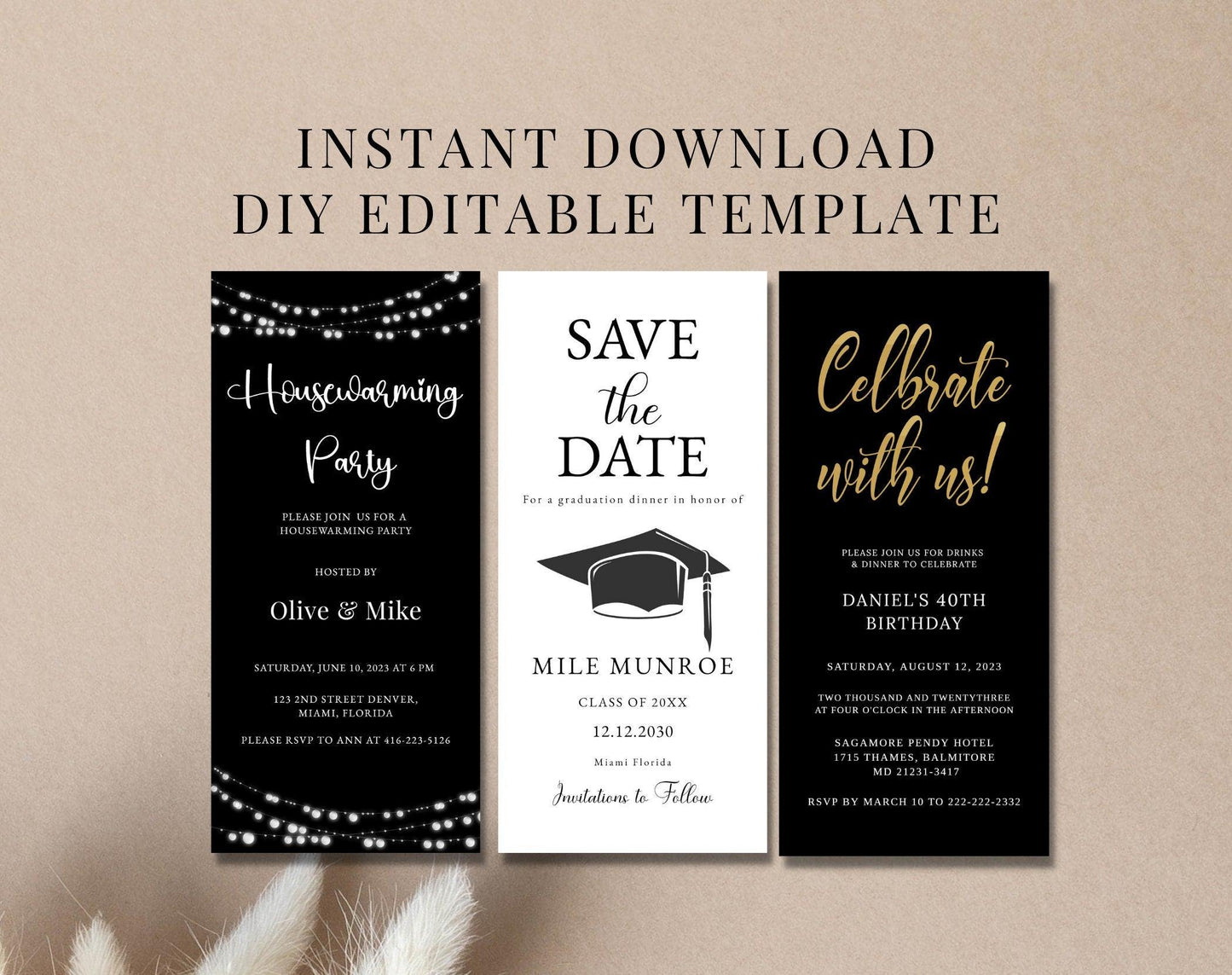 Housewarming Party Invitation Template - Digital Doc Inc