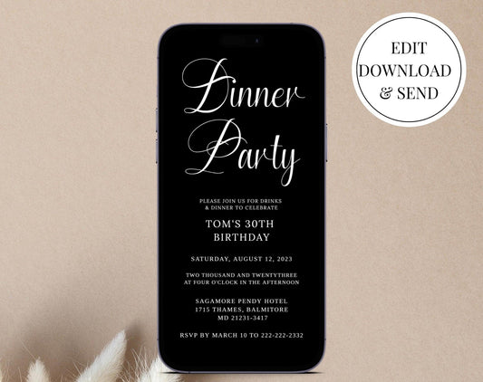Birthday party phone invitation - Digital Doc Inc
