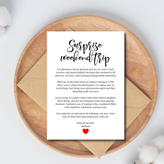 Birthday Surprise Weekend