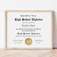 Homeschool High School Diploma Template - Digital Doc Inc