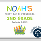 First Day of School Back to School Sign Editable Printable Sign - Digital Doc Inc