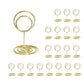 Wedding Gold Table Numbers Stand Holders - Pack of 10