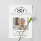 80th birthday party invite - Digital Doc Inc