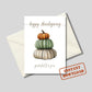 Happy Thanksgiving Pumpkin Pie Greeting Card