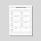 Food Tracker | Weekly & Monthly Meal Log | Printable PDF Planner Digital Download