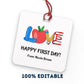 Printable First Day of School Gift Tag - Digital Doc Inc