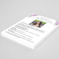 Purple / Lavender Funeral Celebration of Life Program