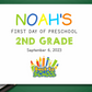 First Day of School Back to School Sign Editable Printable Sign - Digital Doc Inc