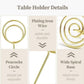 Wedding Gold Table Numbers Stand Holders - Pack of 10