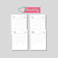 Food Tracker | Weekly & Monthly Meal Log | Printable PDF Planner Digital Download