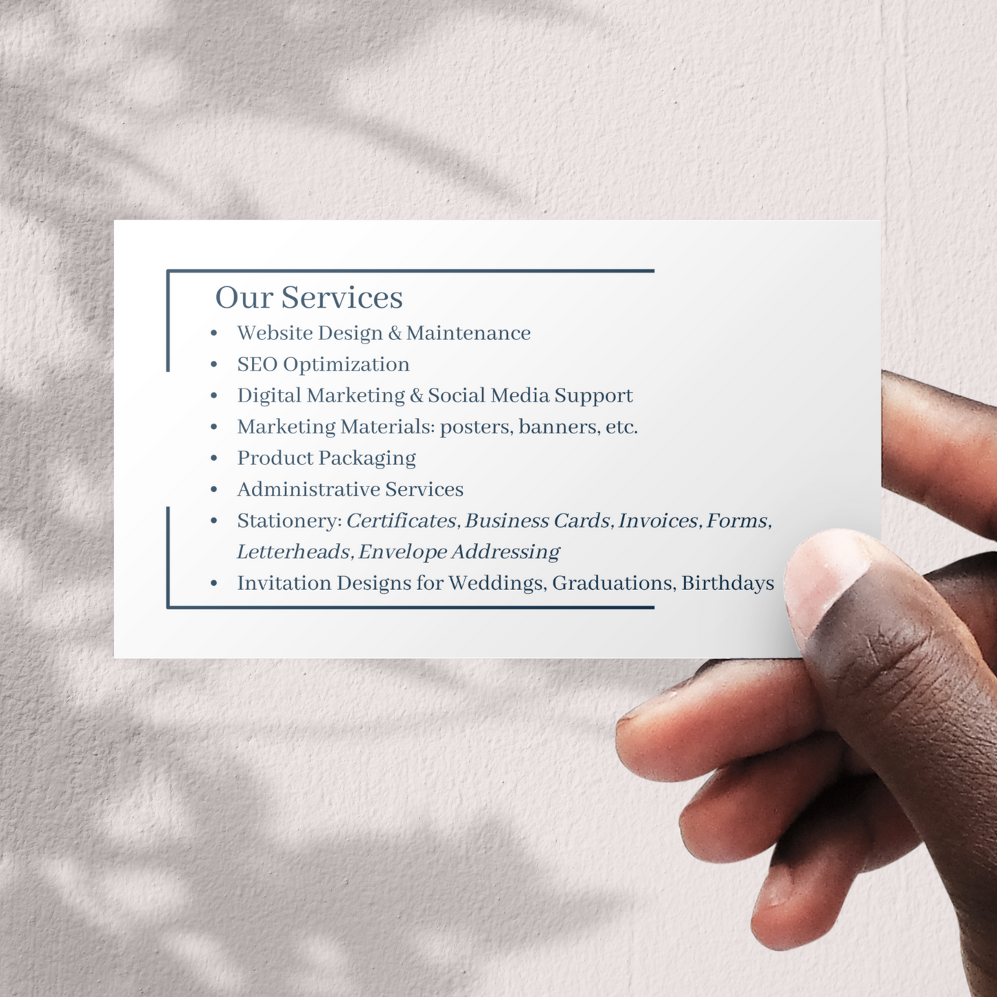 Custom Business Cards Design Template, 1000 Personalized Business Cards, Printing & Shipping Inc, 2 Sided