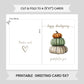 Happy Thanksgiving Pumpkin Pie Greeting Card