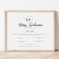 Dedication Certificate, Christening Certificate - Digital Doc Inc