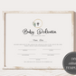 Dedication Certificate, Christening Certificate - Digital Doc Inc