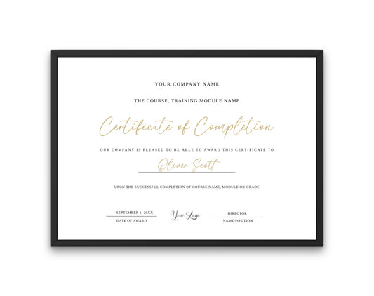 Award Certificate Design - Digital Doc Inc