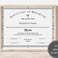 Editatable Printable Certificate of ordination template
