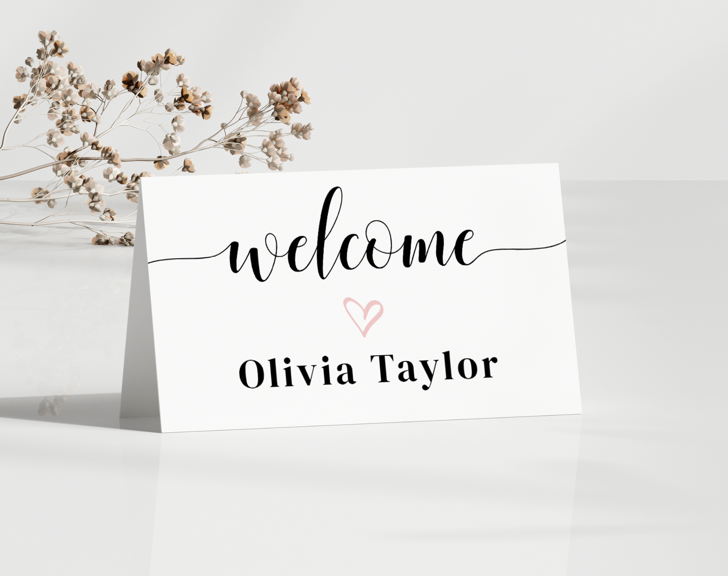 Place Cards Template Editable