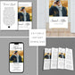 Funeral Program, Prayer Card, Easel Display, Memorial Bookmark & Phone Invitation Announcement Bundle - Digital Doc Inc