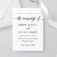 Printable Wedding Invitation Template - Digital Doc Inc