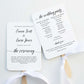 Wedding Program Template Printable - Digital Doc Inc