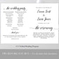 Wedding Program Template Printable - Digital Doc Inc