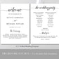 Wedding Program Template - Digital Doc Inc