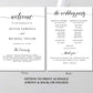 Wedding Program Template - Digital Doc Inc