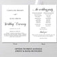 Wedding Program Fans Instant Download - Digital Doc Inc