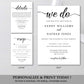 Wedding Invitation Template Download - Digital Doc Inc