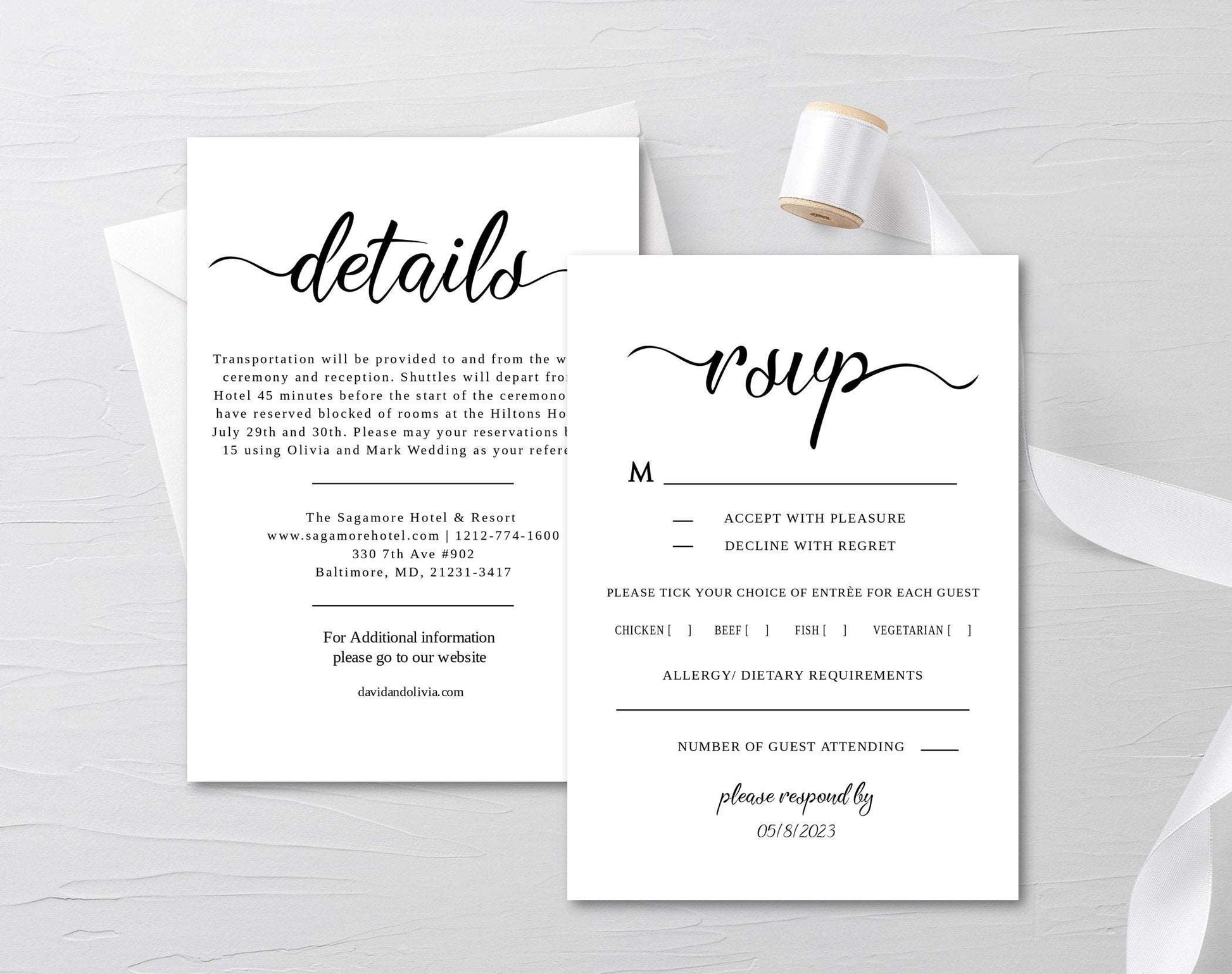 Wedding Invitation Template Download - Digital Doc Inc