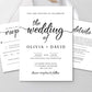 Minimalist Wedding Invitation Template - Digital Doc Inc