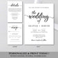 Minimalist Wedding Invitation Template - Digital Doc Inc