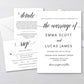 Printable Wedding Invitation Template - Digital Doc Inc