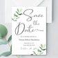 Eucalyptus Save the Date Digital Download - Digital Doc Inc